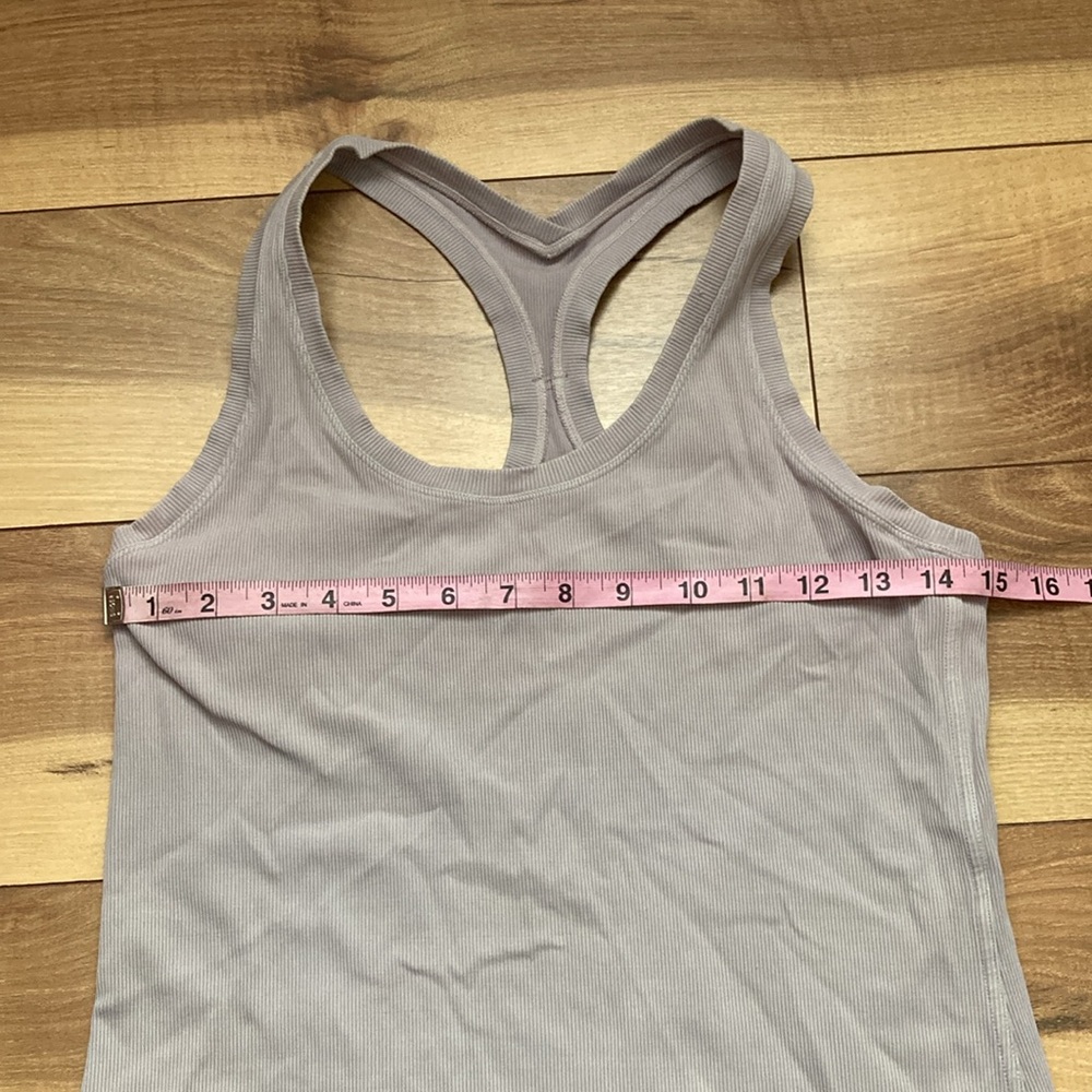 Lululemon Lilac Ribbed Racerback Tank - Picture 3 of 5